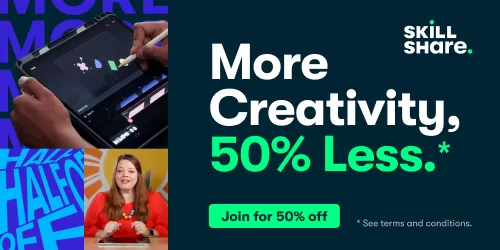 Skillshare Black Friday: 50% Off