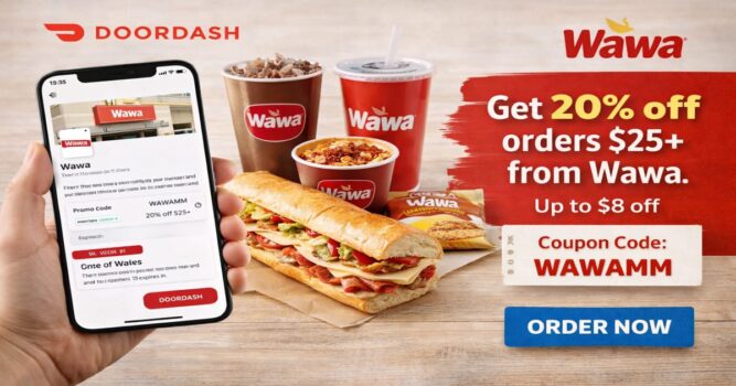 Wawa Delivery Deal On DoorDash Orders