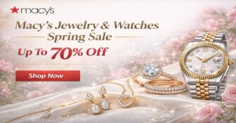 Macy’s Jewelry And Watches Spring Sale Up To 70% Off