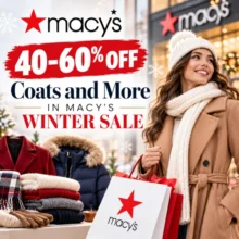 40–60% Off Coats and More in Macy’s Winter Sale