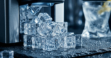 This Countertop Ice Maker Machine Makes 9 Cubes in 6 Minutes and Cleans Itself